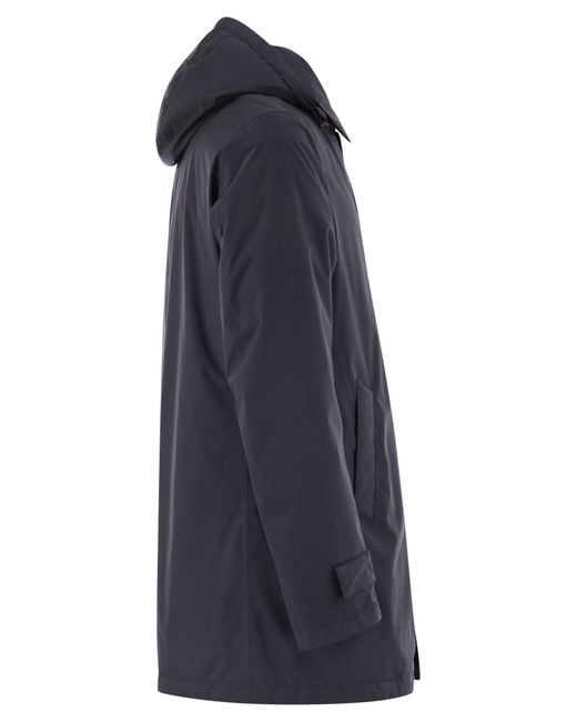 Herno Blue Waterproof 2-Layer Laminar Fabric for men