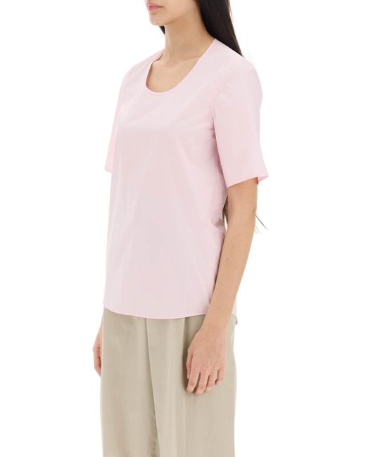 Lemaire Pink Cotton T -Shirt