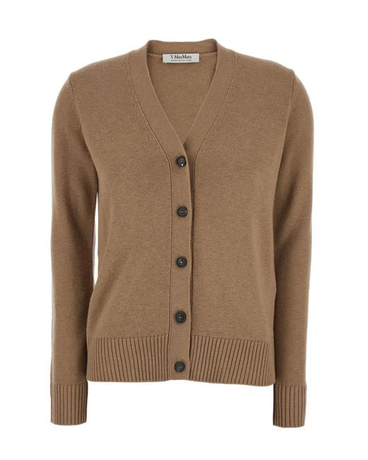 Max Mara Brown Pullover Kamel