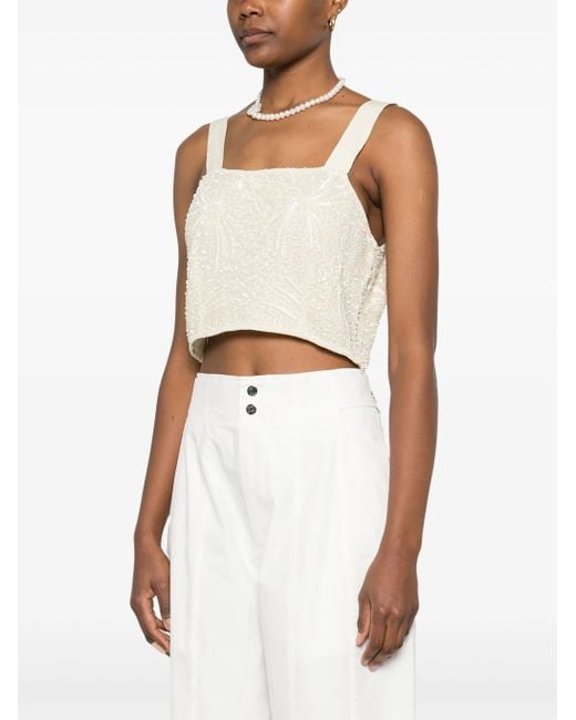 Antik Batik Mahata Top in het Natural