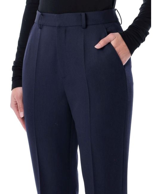 Ralph Lauren Blue Wrigley Grain De Poudre Trousers