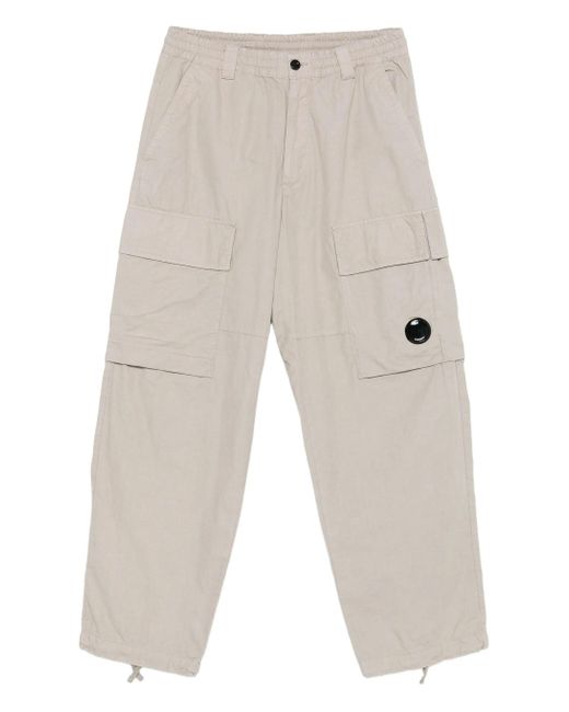C P Company White Cargo Pant