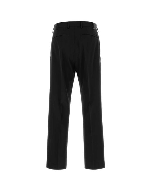 PT Torino Black Wool Pant for men