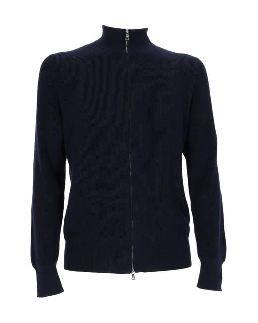 Ballantyne Blue Full Zip Pullover
