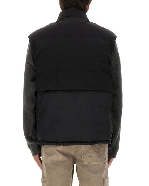 Represent Black Padded Vest for men