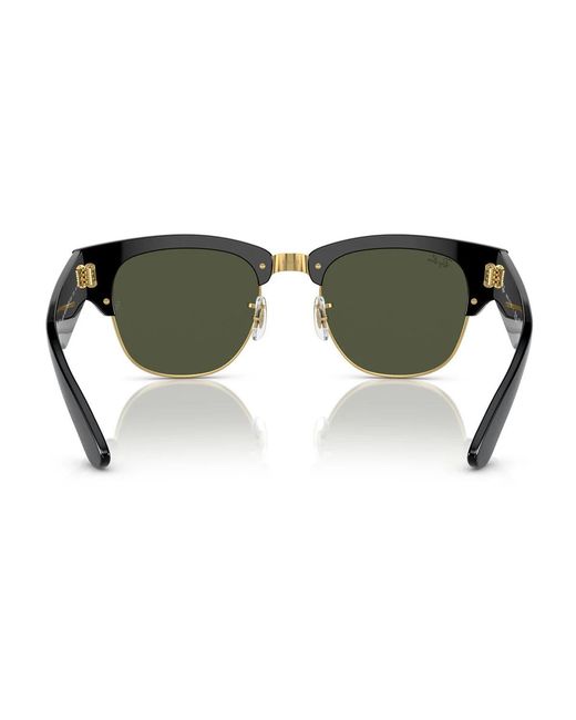 Ray-Ban Green Sonnenbrille Rb0316 S 901/31 Mega Clubmaster Schwarz/Grün Unisex