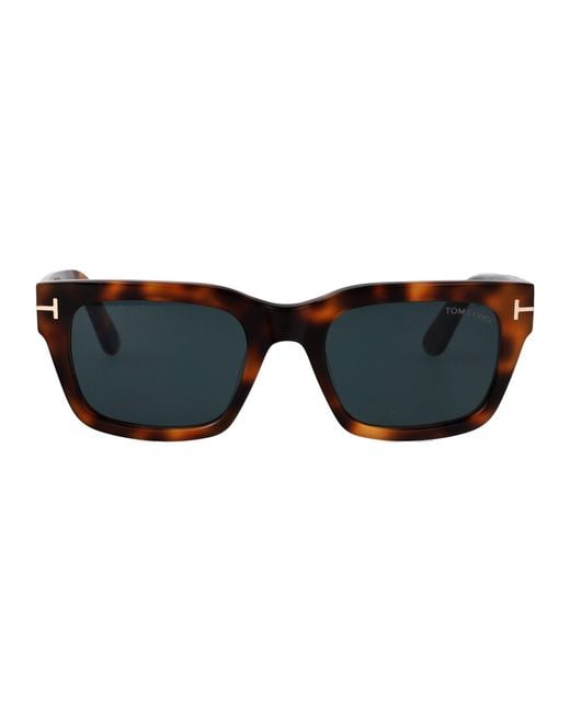 Tom Ford Black Squared Sunglasses Ft1333 V
