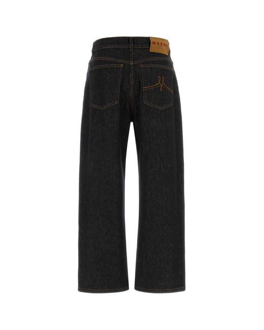 Marni Black Dark Denim Jeans