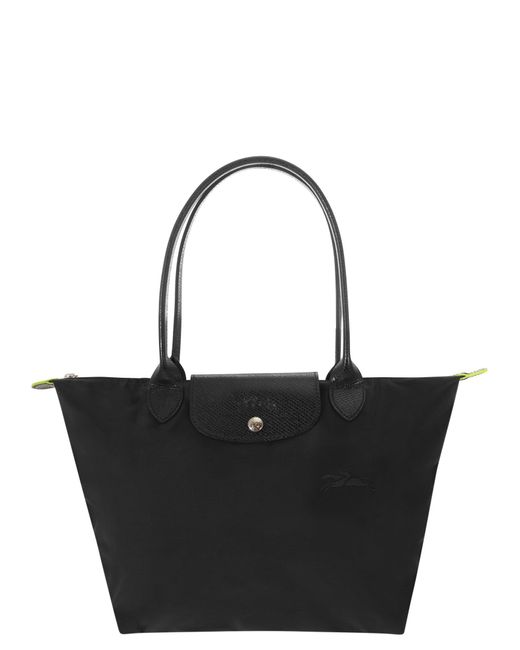 Sacca a tracolla verde le pliage S di Longchamp in Black