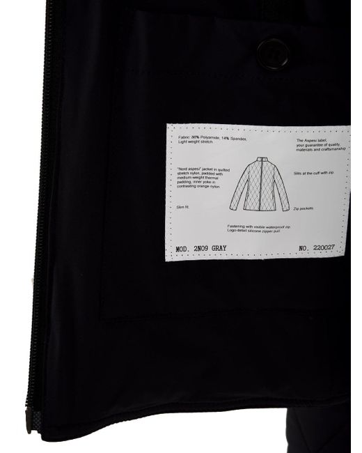 Aspesi Jassen Blauw in het Black