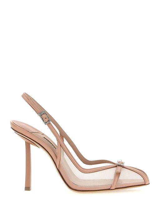 Le Silla Pink 'Vittoria' Slingback