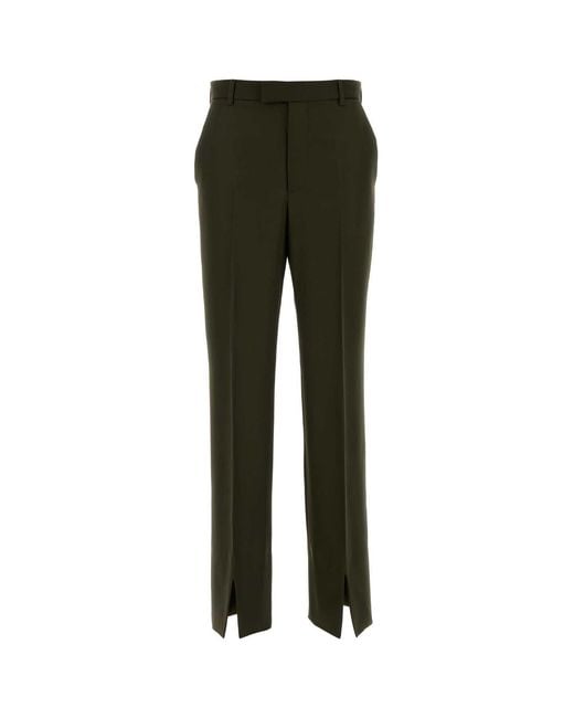 Gucci Green Wool Blend Pant