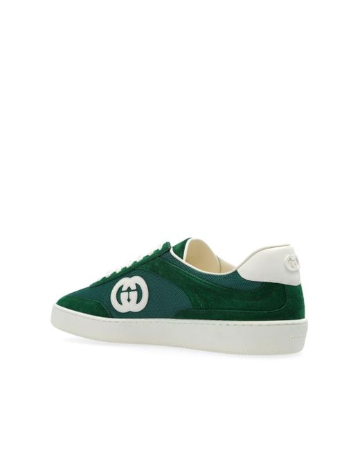 Gucci Green Interlocking G Sneakers for men