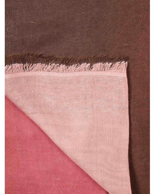 Faliero Sarti Brown Diamante Sfume 135X180 Scarf