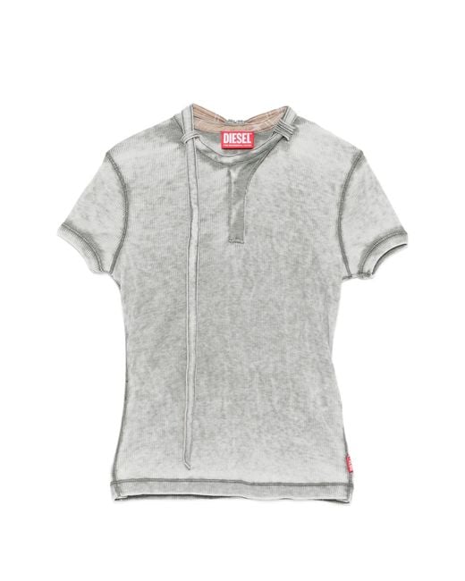 DIESEL Gray T-Eresa Maglietta