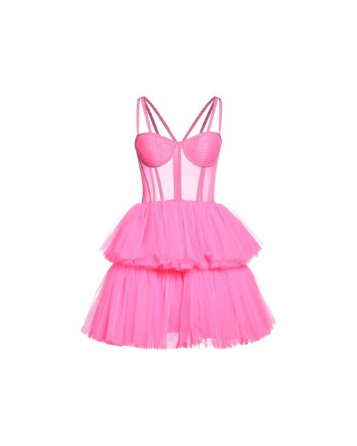 19:13 Código de vestimenta 19:13 Código de vestimenta Tulle Mini Vestido 19:13 Dresscode de color Pink