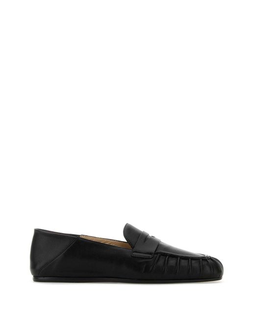 Stuart Weitzman Black Moccasters