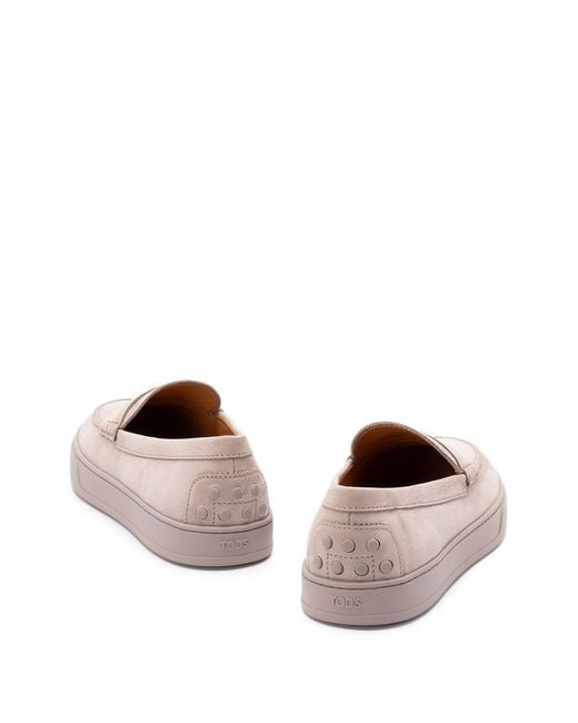 Tod's Pink Flat Shoes Dove