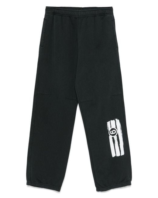 MM6 by Maison Margiela Gray Logo Cotton Sweatpants