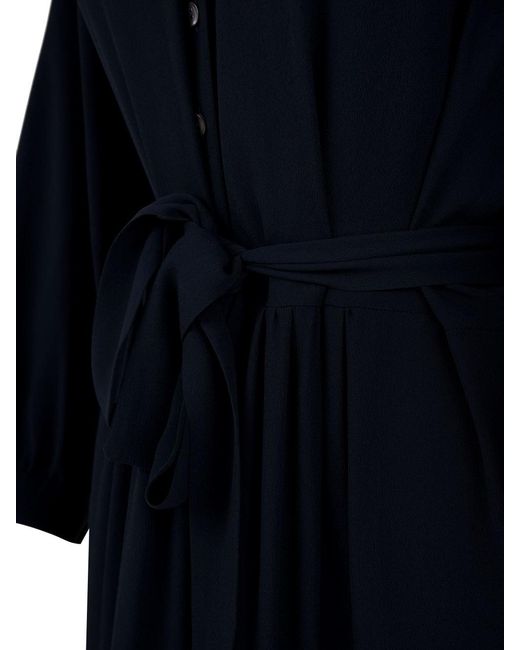 Douuod Jurken Blauw in het Black