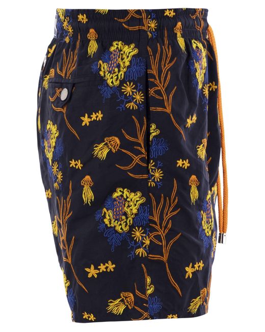 Vilebrequin Blue Mistral Patterned Swimming Shorts