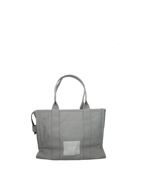 Marc Jacobs Gray Borse A Spalla Tote Donna Tessuto Grigio/Grigio Lupo