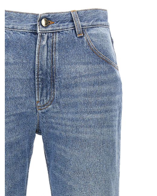Chloé Blue High Waist Denim Jeans