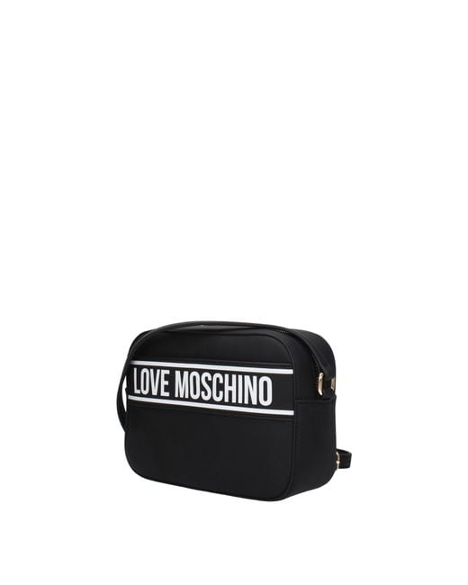 Love Moschino Black Crossbody Bags Polyurethane