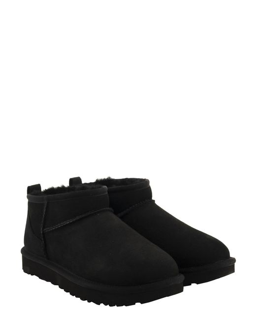 Ugg Black Classic Ultra Mini