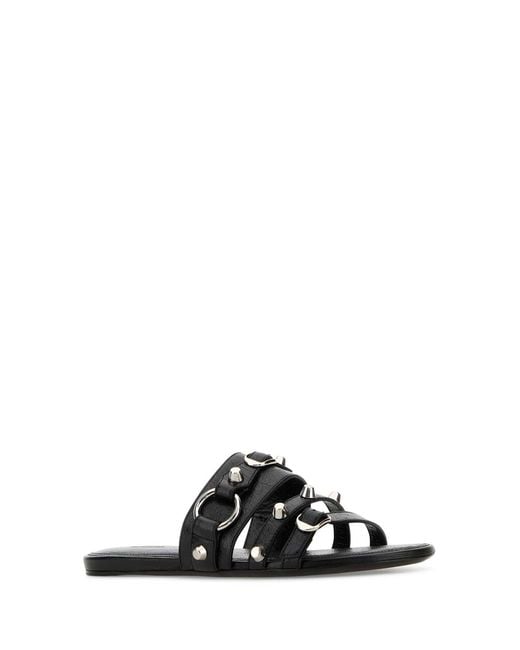 Balenciaga Black City Slide L005