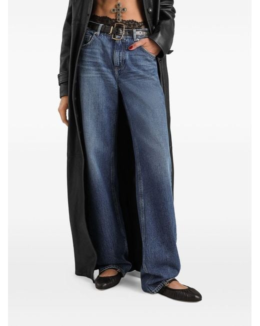 Dolce & Gabbana Blue Denim Cotton Jeans