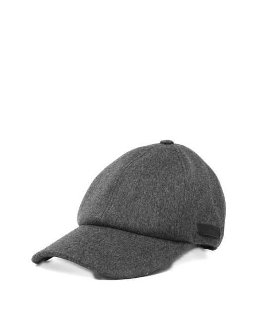 Lardini White Wool Hat for men