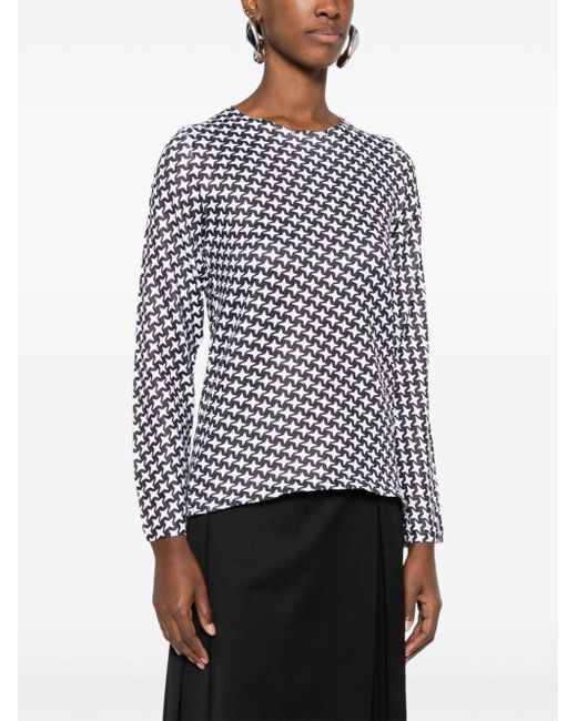 Comme des Garçons Black Printed T-Shirt