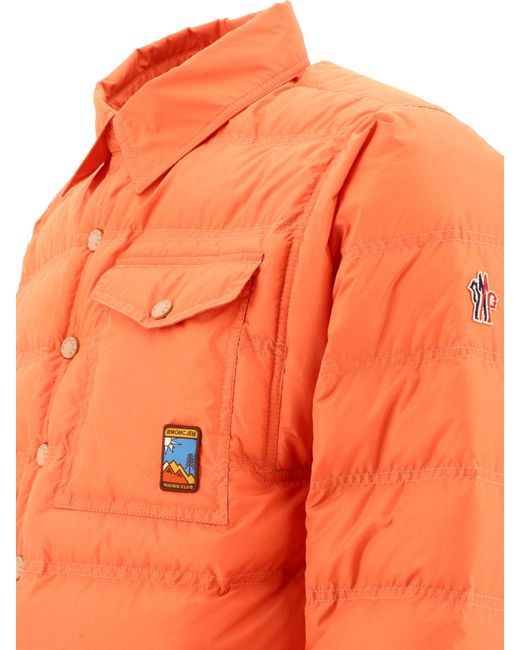 3 MONCLER GRENOBLE Lavachey Down Jacke in Orange für Herren