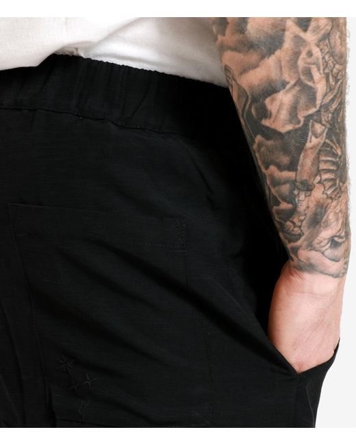 Laneus Black Shorts