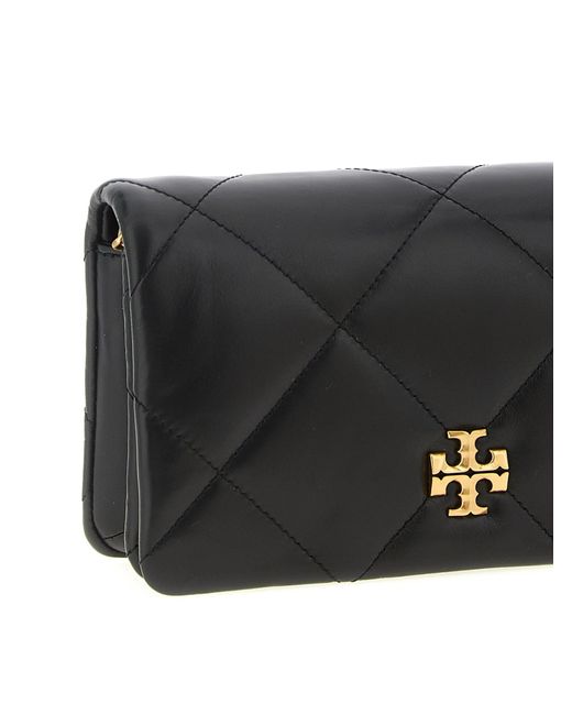 Tory Burch Black Geldbörse "Kira Diamond" An Der Kette