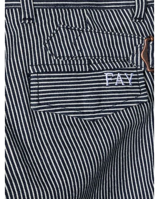 Fay Gray Fabric Pants