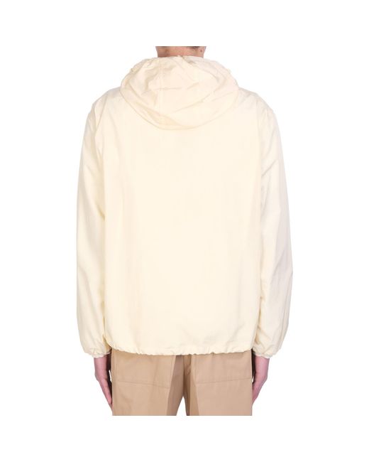 Jil Sander Natural Hooded Jacket for men