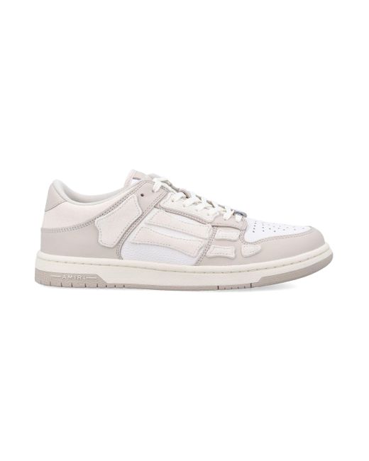 Amiri Weiße Kalbleder-Sneaker in White für Herren