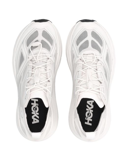 Hoka One One White Stinson One7 Sneakers
