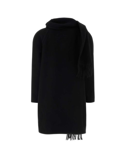Balenciaga Black Cashmere Coat