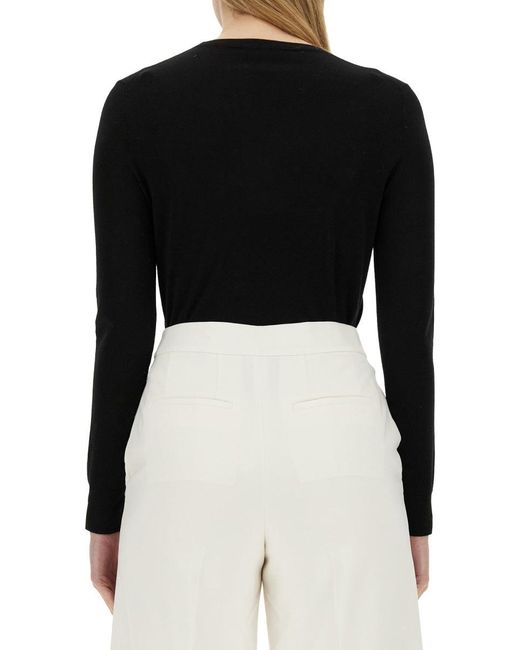 Theory Black Wool Jersey