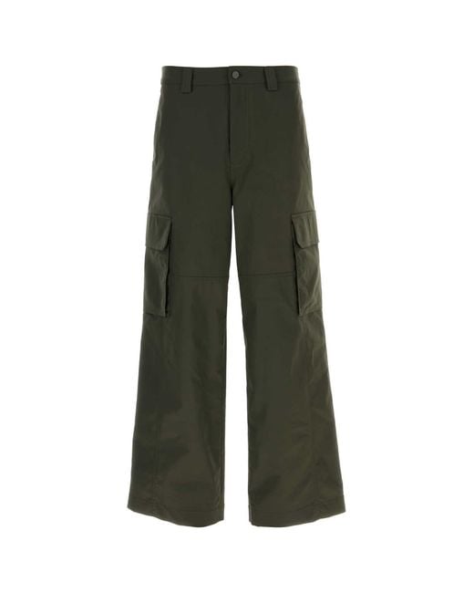 Valentino Garavani Green Polyester Blend Cargo Pant for men