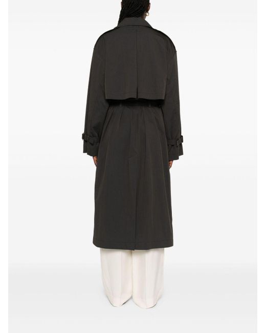 Top-coat à mélange de pré-coton du Toteme Totême  en coloris Black