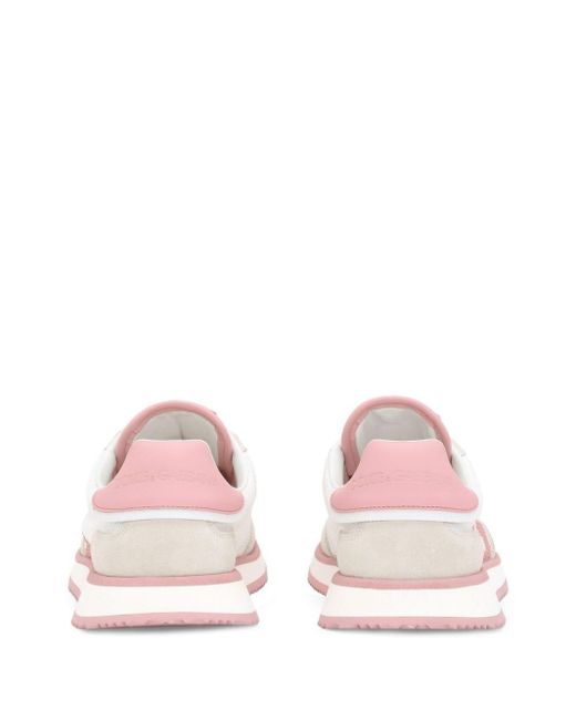 Dolce & Gabbana Pink Dg Cushion Sneakers