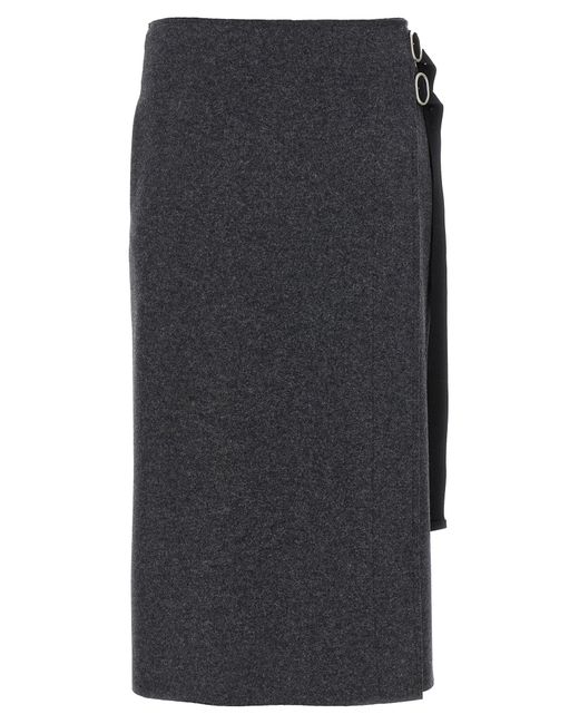 Jil Sander Gray '157' Skirt