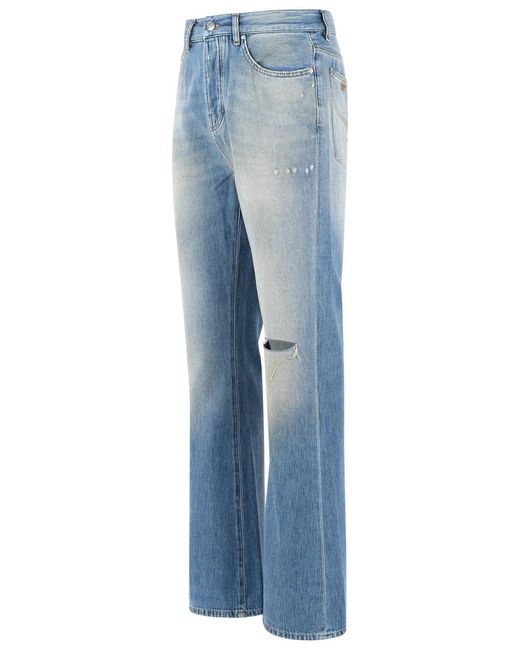 Amiri Blue 'Slash Bootcut' Light Denim Jeans