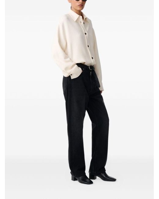 Studio Nicholson White Wool Overshirt