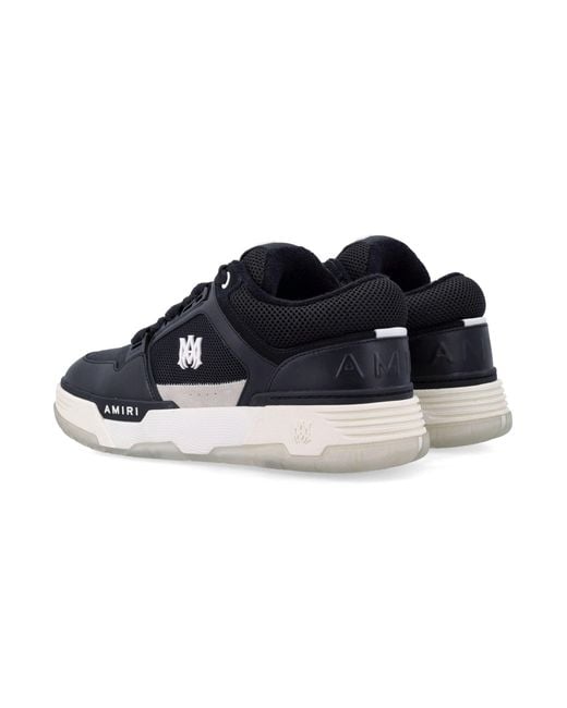Amiri Blue Ma-1 Leather Mesh Sneakers for men