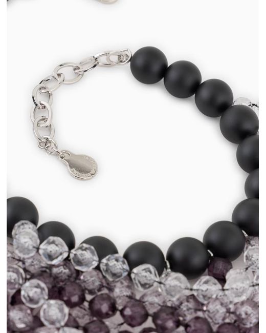 Emporio Armani Bijoux Black in het Metallic